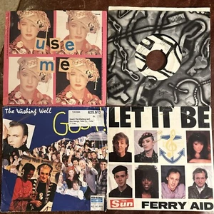 Culture Club 7” Lot Boy George live my life Let it be wishing well Vinyl Single - Picture 1 of 2