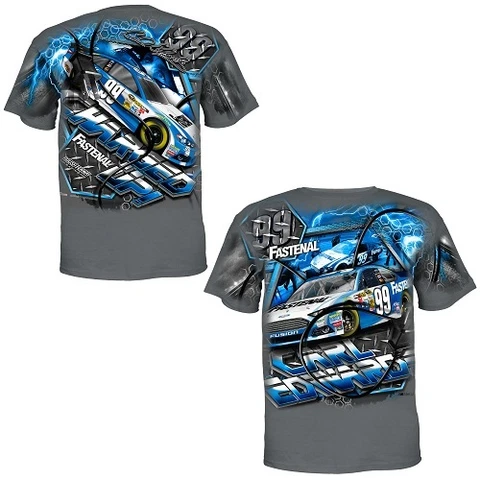 Carl Edwards Chase Auth #99 Fastenal Momentum Total Print Tee FREE SHIP! Cover