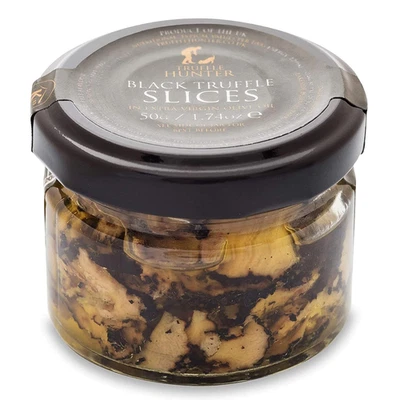 Trufflehunter - Black Truffle Slices - Preserved Truffles in Extra Virgin Olive - Image 1 of 4