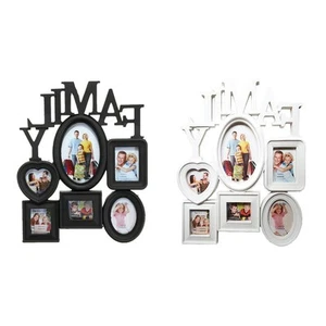 6 Pictures Family Photo  Frame Wall Hanging Photo  Frame Home Room Ornament - Picture 1 of 15