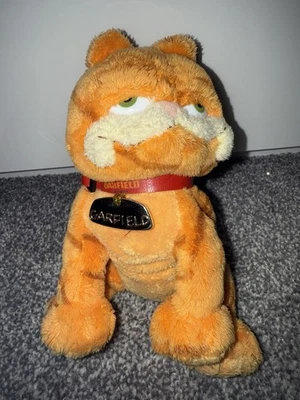 TY Garfield Plush Cat 8" Orange Tiger-Striped Stuffed Toy Handmade Vintage 2004 - Image 1 of 4