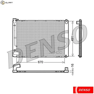 RADIATOR ENGINE COOLING DRM50055 FOR LEXUS 3MZ-FE 3.3L 6cyl RX - Image 1 of 4