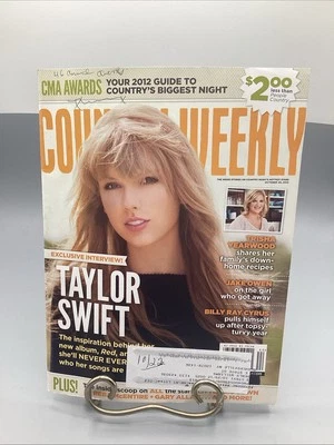 COUNTRY MAGAZINE Oct. 29 2012, Taylor Swift Cover *RARE* - Image 1 of 4