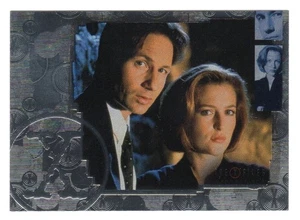 2005 Inkworks The X-Files Connections Scarce Parallel Promo PP-1 Mulder & Scully - Picture 1 of 3