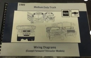 1989 GMC Medium Duty Truck Wiring Diagrams X-8931 OEM - Picture 1 of 3