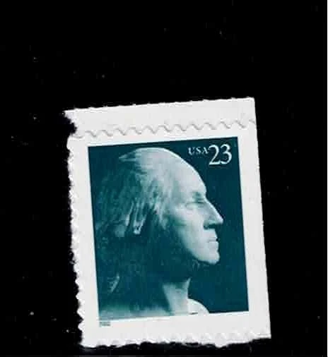 US Scott #3619, Vending Booklet Single 2002 Washington 23c FVF MNH - Image 1 of 1