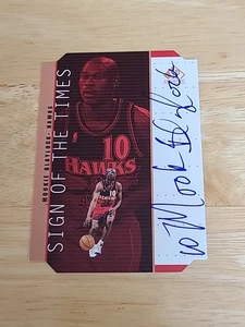 1998-99 SP Authentic Sign of the Times Mookie Blaylock #BL Autograph $$$ - Picture 1 of 2