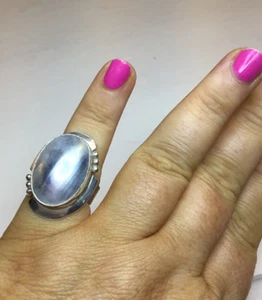 Albalon Muschel Sterling Silber Ring, Größe 7 - Bild 1 von 5