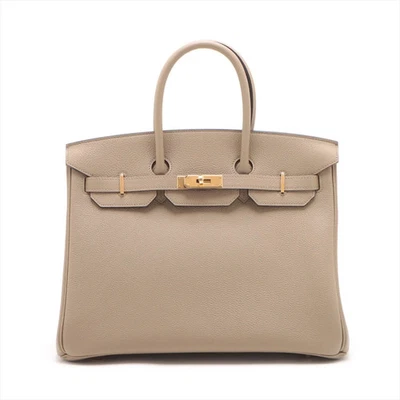 Hermès Birkin 35 Togo beige malfa Gold Metal Fittings K: 2025 - Image 1 of 4