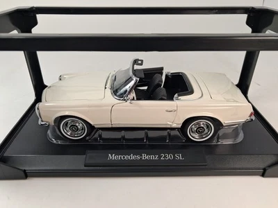Norev Mercedes Benz 230 SL white DB090 1963 1/18 183768 DEFECT! - Immagine 1 di 4