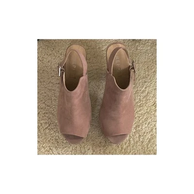 Botines Peeptoe Report de gamuza con plataforma para mujer 9 Foto 1 de 4