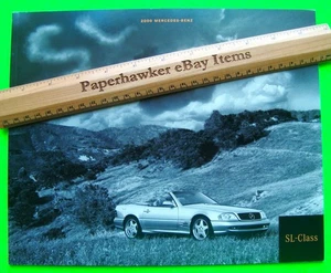 2000 Mercedes Benz SL500 / SL600 V-12 DLX 48-pg CATALOG Brochure COLOR CHIPS wow - Picture 1 of 14