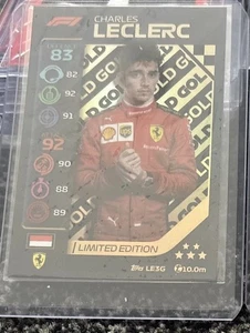 Topps Turbo Attax 2020 All 3 Gold/Silver &Bronze Charles Leclerc Limited Edition - Picture 1 of 1