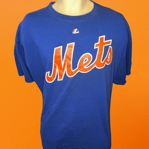 Camiseta Majestic New York Mets Azul Manga Corta Talla XXL 2XL 2X #73 - Imagen 1 de 4
