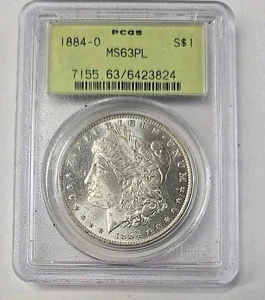1884 O Morgan PCGS MS63PL Original Pcgs Slab - Picture 1 of 2