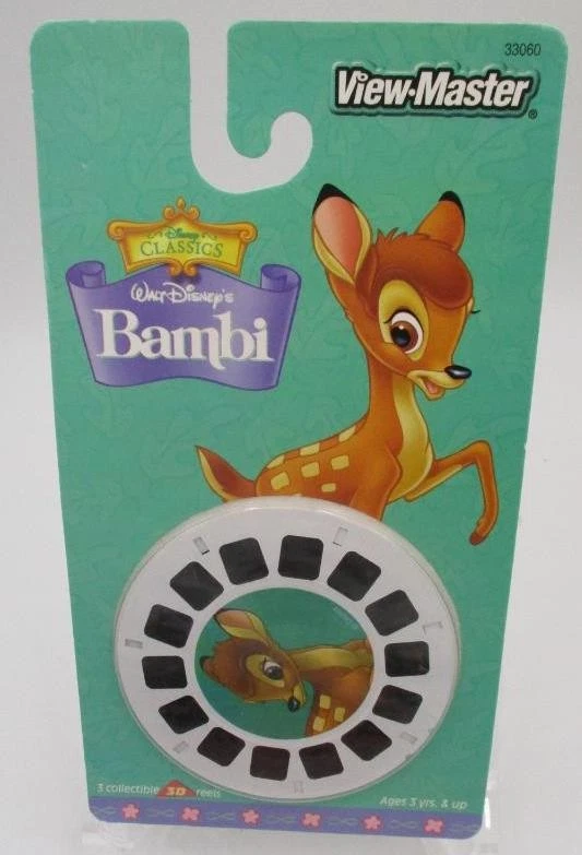 NEW Vtg 2000 Lot of 3 Reels Viewmaster Disney Pixar Bambi SEALED 33060 - Image 1 of 1