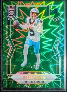 2025 Donruss Elite NFL Bryce Young Green Status Explosion /999 Carolina Panthers - Picture 1 of 3