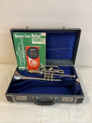 Vintage King Tempo Trompete vernickelt mit Etui - Bild 1 von 4