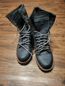 Harley Davidson Black Leather Women's Boots - Picture 1 of 6