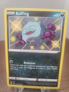 Pokémon Koffing SV076/SV122 Shining Fates Shiny Vault Holo Rare NM - Picture 1 of 12