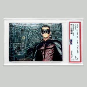 Batman Robin 1995 Rare PSA Graded MT 9 Trading Card Foil DC Comics Movie Vintage - Picture 1 of 10