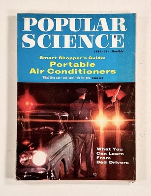 1958 Jun POPULAR SCIENCE Space Flight WEATHER CONTROL Small American Cars MORE - Image 1 of 4