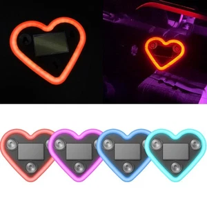Luce Finestra Auto Forma Cuore Luce Decorativa Cablaggio Luce Neon Luce LED SU K* - Foto 1 di 18