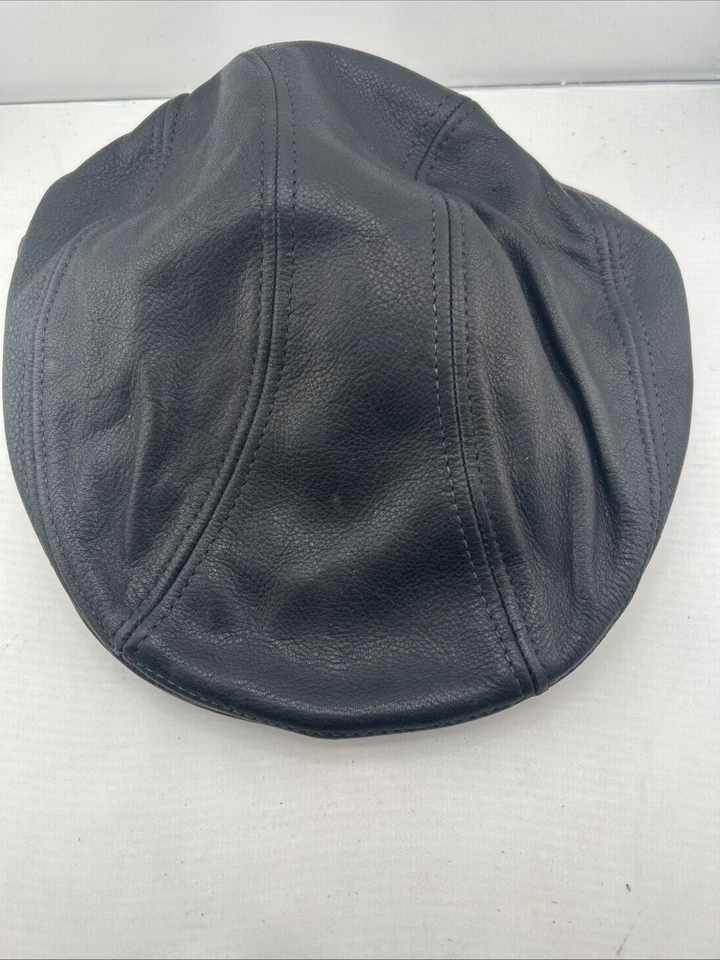 Gorra Stetson Newsboy, Cuero Genuino, Talla S/M Hecha en EE. UU., Nueva Nunca Usada De Colección Foto 1 de 4