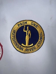 Vintage Boy Scout Patch BSA Hutchinson Pack 1 See My Other Listings - Picture 1 of 1