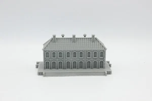 Estación de tren europea impresa en 3D escala Z 1/220 - Imagen 1 de 3