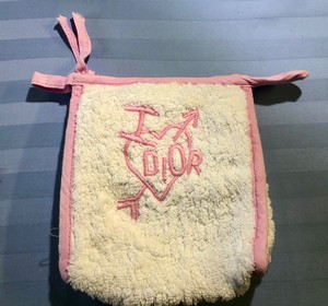 terry cloth makeup bolsa