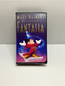 Walt Disney's Masterpiece FANTASIA - VHS 1991 - Black Clamshell 1132 LNC - Foto 1 di 4
