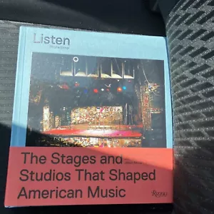 Listen: A Landscape of American Music Rhona Bitner Hardcover Book Awesome Shape - Picture 1 of 3