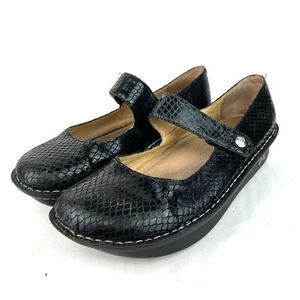 Alegria by PG Lite Pal-701 Texture Black Leather Professional Shoes 41 US 10.5-1 - Picture 1 of 7