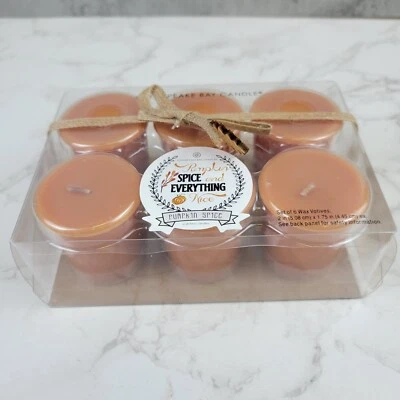 CHESAPEAKE BAY CANDLE 6 Votives - PUMPKIN SPICE And Everything Nice Scented Wax  - Image 1 of 4