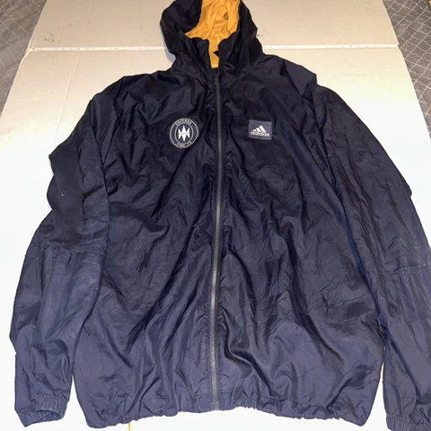 Adidas Chicago Fire FC Jacket Windbreaker Primeblue Size Large New No Tags Cover