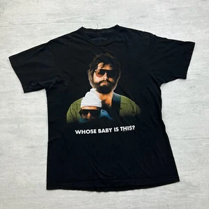 Vintage Y2K The Hangover Shirt Adult Large Black Alan Baby Carlos Comedy Movie - Picture 1 of 6
