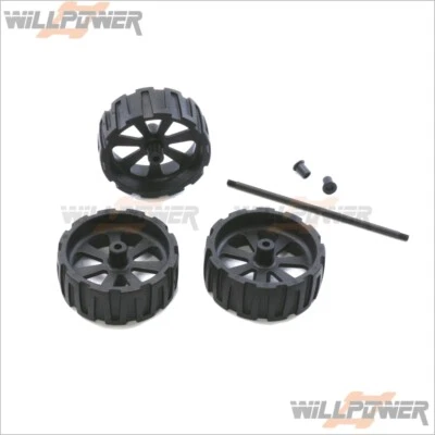 Wheelie Bar Wheels Rims #94093 (RC-WillPower) HoBao Hyper MT Plus II - Image 1 of 2