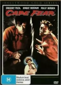 CAPE FEAR DVD 1962 NEW Region 4 Robert Mitchum, Gregory Peck HORROR CRIME - Picture 1 of 1