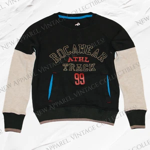 ROCAWEAR Jungen Fleece Grafik Pullover Sweater, Langarm Sweatshirt mit Rundhalsausschnitt - Bild 1 von 5