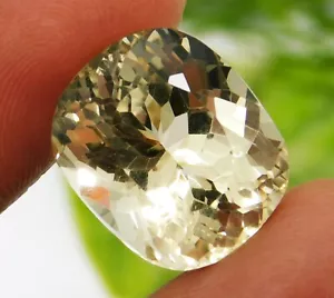 Certified 19.80 Ct Natural Attractive Citrine Cushion Cut Gemstone From Brazil - Picture 1 of 15