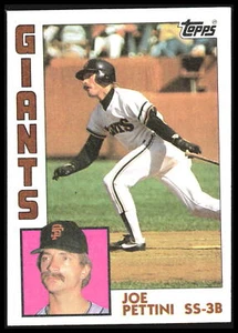 1984 Topps Joe Pettini #449 San Francisco Giants XX - Picture 1 of 2
