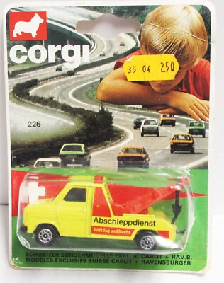 Corgi Junior Rare variation German tow Truck very hard to find export issue - Image 1 of 2