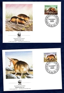 1994 DOMINICAN REPUBLIC WWF - Global Conservation on Day First Envelope - Picture 1 of 2