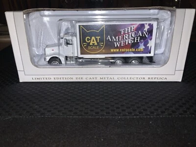 SPECCAST  CAT Scale “The American Weigh” 385 Peterbilt  Van  Box Truck  #33084 - Image 1 of 4