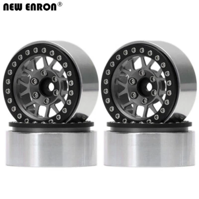 CNC 1.9 inch Alloy Beadlock Wheel Rim for RC 1/10 Axial SCX10 D90 TRX4 CC01 MST - Image 1 of 4