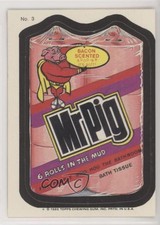 1985 Topps Wacky Packages Mr Pig Tissue #3 0s4