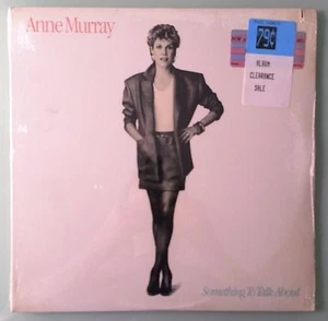 anne murray SOMETHING TO TALK ABOUT VINYL LP sealed hype sticker cut out - Imagen 1 de 1