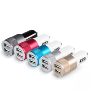 DC 3.1A Portable Mini 2-Port USB Universal Fast Car Charger For Phones laptop XJ - Picture 1 of 9