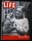 LIFE MAGAZINE AUGUST 30 1943 ANTHONY EDEN & NIPPER BROADWAY PRECISION BOMBING